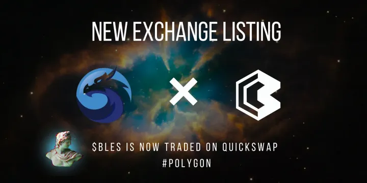 New Exchange Listing: $BLES on Quickswap